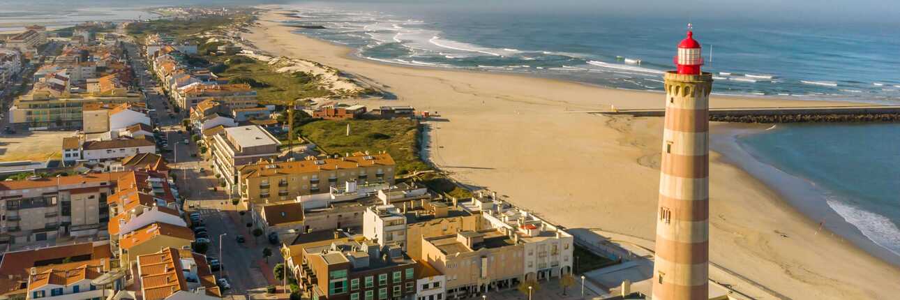 Aveiro: Venedig Portugals an der Küste mit Strand und Leuchtturm