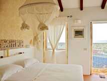 Spinguera Ecolodge auf Boa Vista – Helles, gemütliches Zimmer mit Meerblick