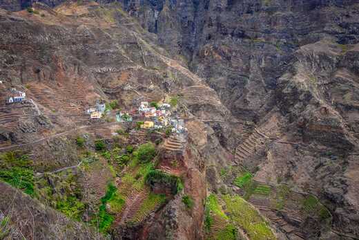 Fontainhas ist das schönste Dorf der Kapverden und lädt ein zum Wandern auf Santo Antao