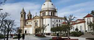 Braga in Portugal Basilika mit Vorplatz