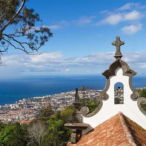 Die Wallfahrtskirche in Monte ist eine der Madeira Sehenswürdigkeiten