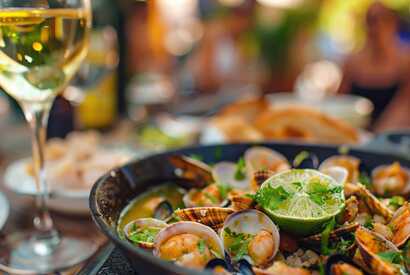 Seafood und Wein – serviert in den besten Restaurants auf den Azoren