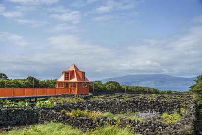 Das Gelände des Azoren Wein Museums