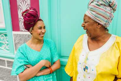 Frauen sind öffentlich sichtbar und nehmen eine wichtige Rolle auf den Kapverden ein