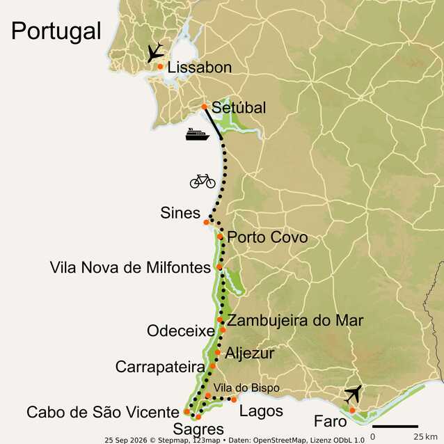 Stepmap-karte-rota-vicentina-by-bike