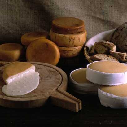 Käse von der Azoren-Insel Sao Jorge