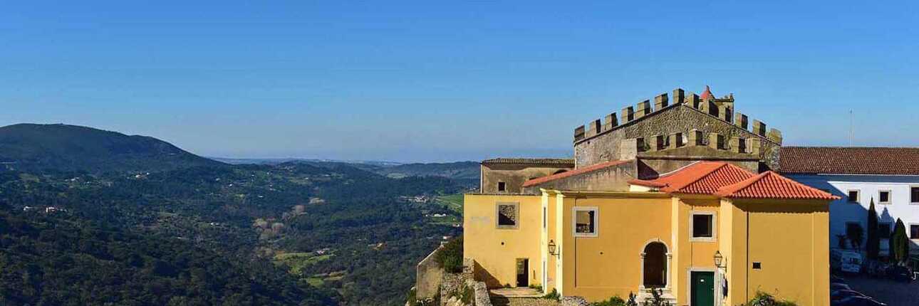 Blick auf das Castelo Pousada Palmela