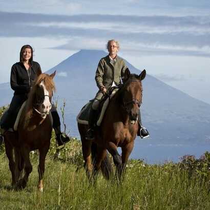 Reiten-faial-pico-hintergrund