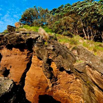 Die spektakuläre Felsformation der Insel Vila Nova do Campo entstand vor 5.0000 Jahren