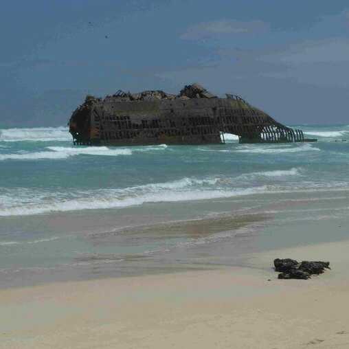 Schiffswrack auf Boa Vista