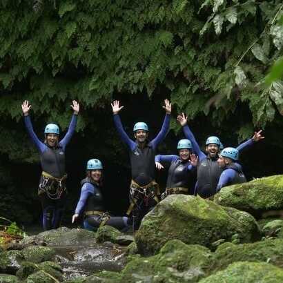 Canyoning-gruppe-sao-miguel
