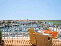 Blick vom Balkon auf den Jachthafen im AP Eva Senses 4-Sterne Hotel & Spa in Faro