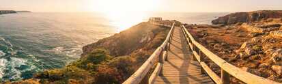 Beeindruckende Klippen auf der Algarve Wanderwoche