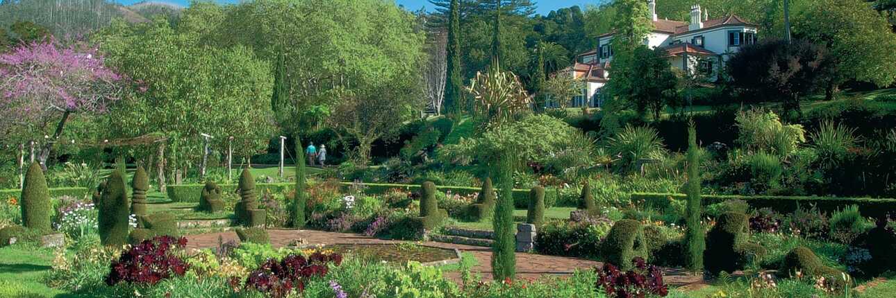 im Urlaub zu zweit durch Botanische Gärten schlendern