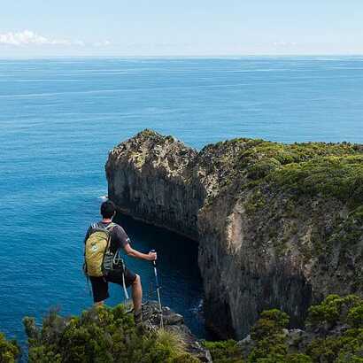 Ab Agualva Trail-Ausblick Terceira neu