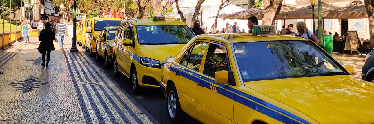 Eine Alternative zum Mietwagen auf Madeira - Taxi in Funchal