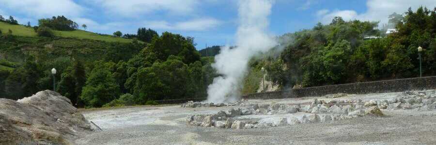 Vulkanismus in Furnas Azoren
