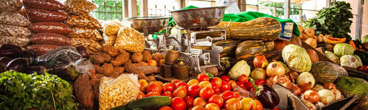 Afrikanischer Lebensmittelmarkt