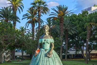 Statue der Kaiserin Sisi auf Madeira