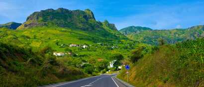 Die Landschaft der Insel Santiago - Kapverden Highlight