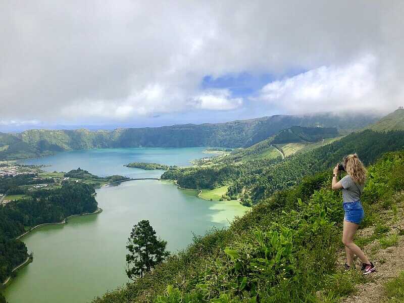 Sete Cidades auf Sao Miguel - ein traumhafter Blick