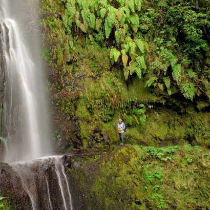 Levada-Highlight auf Madeira: Nach 2,5 Stunden gelangen Sie in den grünen Kessel - ein Zeugnis dafür, dass Madeira vulkanischen Ursprungs ist
