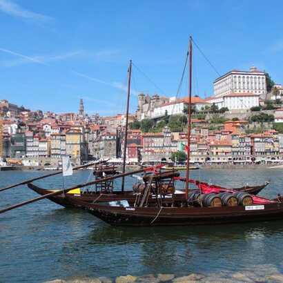 Rabelo Boote vor Porto