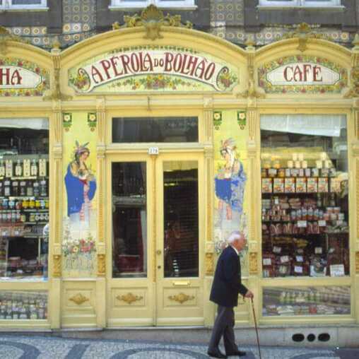 Kaffeegeschäft in der nordportugiesischen Stadt Porto