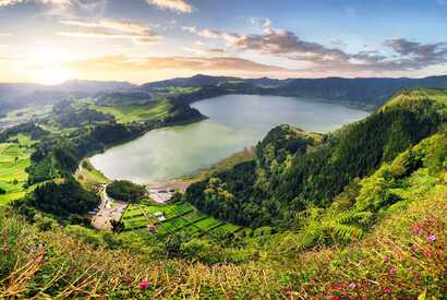Lagoa do Fogo - Azoren Sehenswürdigkeit auf Sao Miguel
