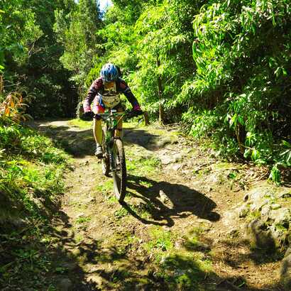 Mit dem Mountainbike unterwegs auf Terceira