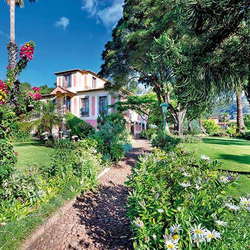Edles Ambiente und ein zauberhafter Garten - die Quinta Splendida ist beliebt für Hochzeiten auf Madeira