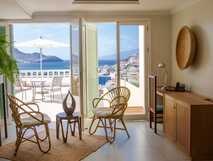 The Casamarel- Wohnbereich mit einem traumhaften Ausblick auf Mindelo