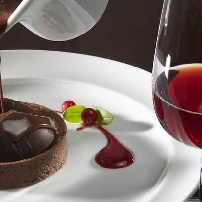 Eine wunderbare Kombination: Portwein mit Schokolade