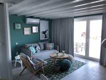 Gemütliches, stilvoll eingerichtetes Ferienapartment mit Meerblick und modernem Komfort – ideal für entspannte Urlaubstage.