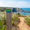 Ausblick auf der Wanderroute Rota Vicentina an der Westküste in Portugal mit der Steilküste im Blick.