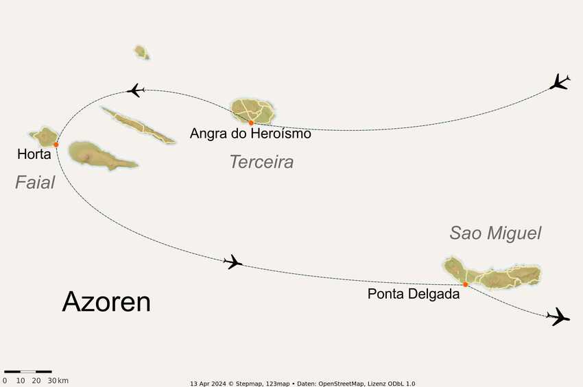 Karte-azoren-auf-eigene-faust