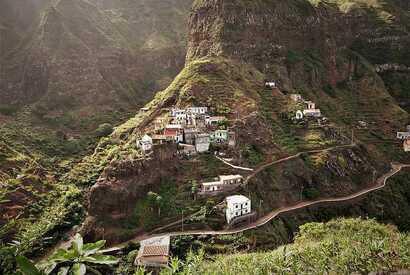 Terrassenfelder auf Santo Antao, Kapverden