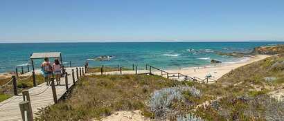 Strand Almograve im Alentejo, Portugal