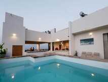 Dachterrasse mit Pool im Hotel Luz da Lua, Ponta do Sol, Santo Antao