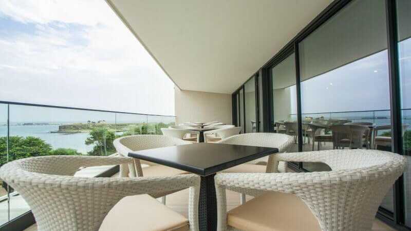 Hotel Perola Restaurant Aussenbereich