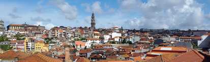 Blick über die Dächer von Porto