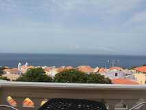 Hotel Savana auf Fogo, traumhafter Meerblick vom Balkon mit gemütlicher Sitzgelegenheit