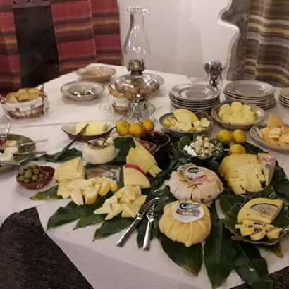 Gedeckter Tisch im Restaurant Ti Choa auf Terceira
