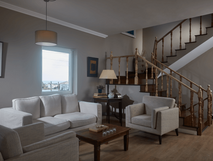 Quinta da Abelheira auf Sao Miguel – gemütlicher Wohnbereich mit stilvollem Ambiente und entspannter Atmosphäre für einen erholsamen Aufenthalt.