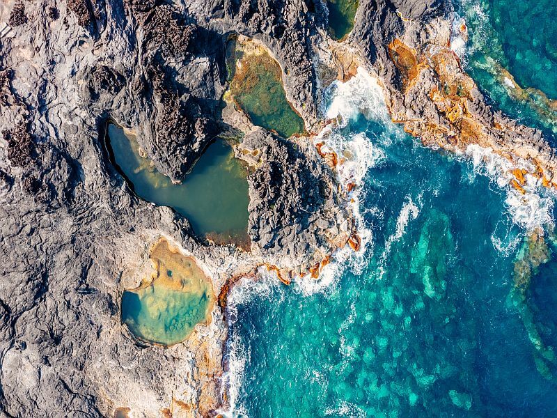 Mosteiros Naturschwimmbecken